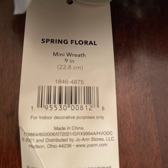 Spring mini wreath - Picture 4 of 4